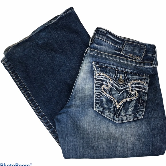 Big Star Y2K Low Rise Sweet Boot Flare Size 29 Long Tall 33” inseam - Picture 2 of 16